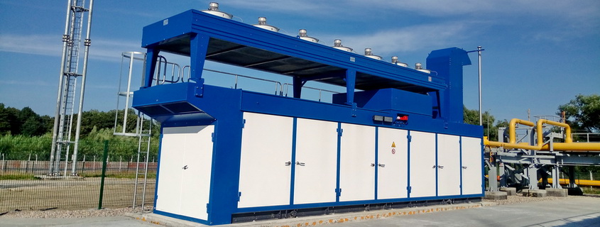 Gas compressor unit No.4